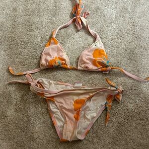 O’neill vintage hibiscus bikini XS